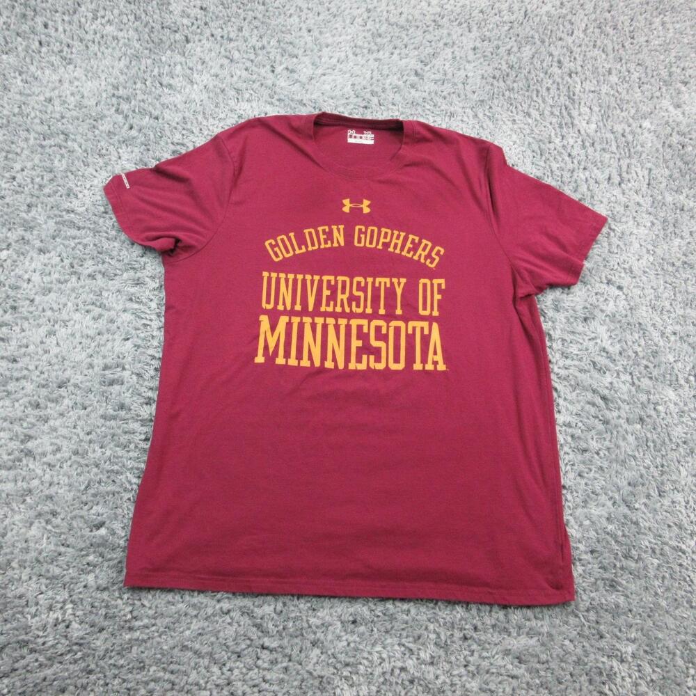 Minnesota Golden Gophers Shirt Mens XL NCAA Basketball Under Armour College Tee